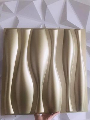 PVC interior casero decorativo 100% del diseño moderno de los paneles de pared 3D de los 50x50cm