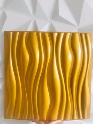 PVC interior casero decorativo 100% del diseño moderno de los paneles de pared 3D de los 50x50cm