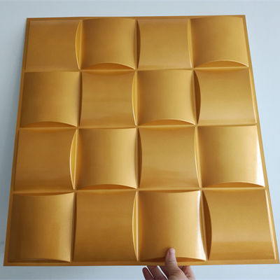 PVC interior casero decorativo 100% del diseño moderno de los paneles de pared 3D de los 50x50cm