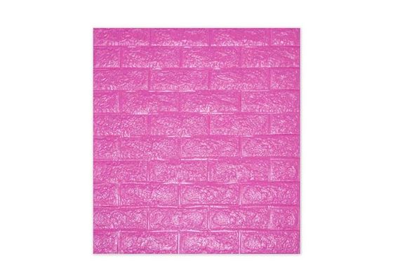 papel pintado auto-adhesivo del papel pintado de la espuma de 3D PE para la decoración casera