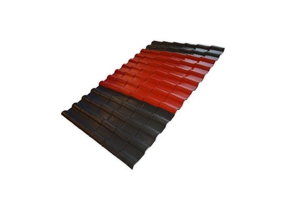 La teja de tejado del PVC de ASA Synthetic Resin acanaló las hojas que cubrían plásticas de UPVC