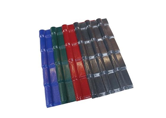 La teja de tejado del PVC de ASA Synthetic Resin acanaló las hojas que cubrían plásticas de UPVC