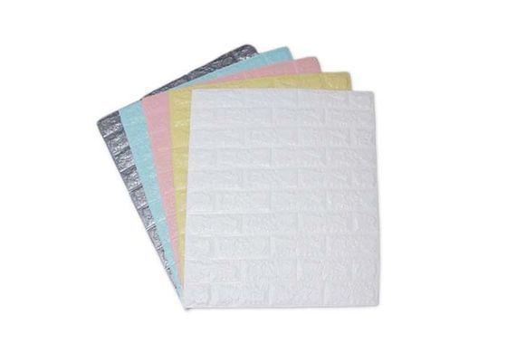 Ladrillo impermeable los 77cm del papel pintado del papel pintado 3D de la espuma de DIY Art Decor Interior PE