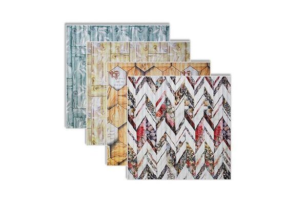 Papel pintado auto-adhesivo de la espuma del PE para la etiqueta engomada de la pared de la cáscara y del palillo de la sala de estar