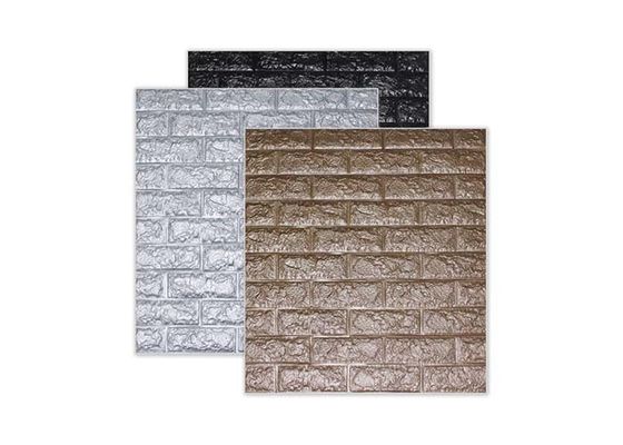 Papel pintado auto-adhesivo de la espuma del PE para la etiqueta engomada de la pared de la cáscara y del palillo de la sala de estar