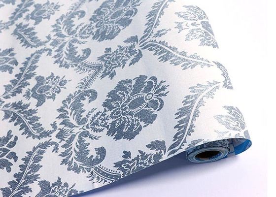 Rollo impermeable los 45cm de la etiqueta engomada del papel pintado del PVC los 60cm decorativos