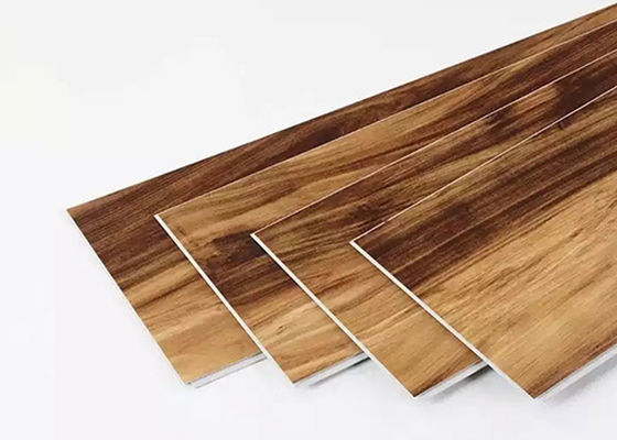 Suelo laminado de lujo del vinilo del tablón del proceso estadístico para el hospital