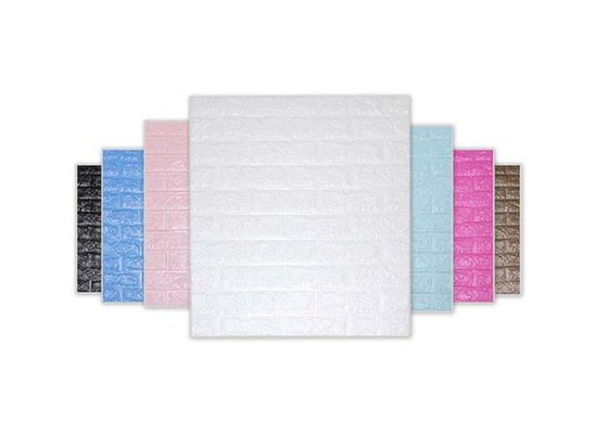Papel pintado fuerte de la espuma del ladrillo del vinilo de la viscosidad 3D para la decoración de la pared