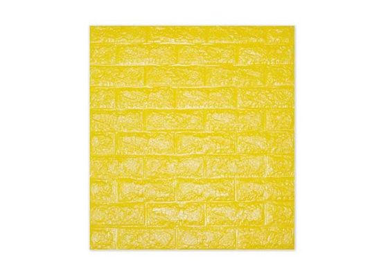 Papel pintado fuerte de la espuma del ladrillo del vinilo de la viscosidad 3D para la decoración de la pared