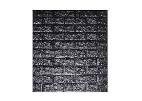 Papel pintado a prueba de humedad DIY decorativo casero auto-adhesivo 3D de la espuma