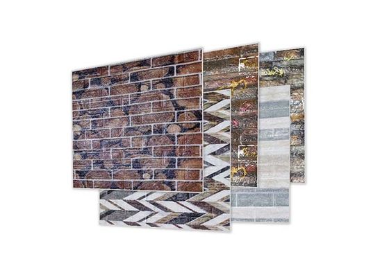 Papel pintado a prueba de humedad DIY decorativo casero auto-adhesivo 3D de la espuma