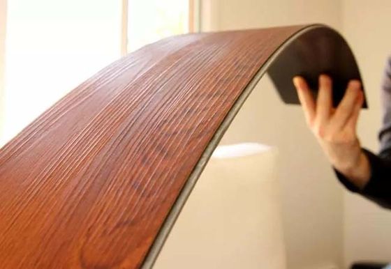 Proceso estadístico de madera del tablón del vinilo de la textura que suela tecleo artificial de la base plástica de piedra de 1220x180m m
