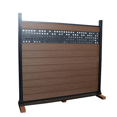 La madera plástica WPC compuesto cerca resistente ULTRAVIOLETA de Panels Sustainable