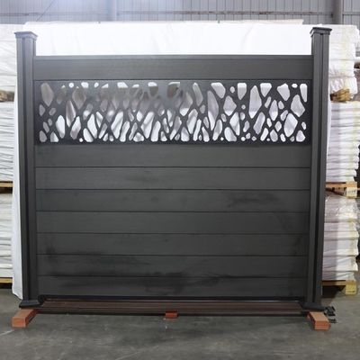 Wpc compuesto plástico de madera cerca a Panels Waterproof Outdoor 180 * 25m m
