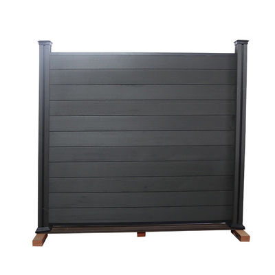 Wpc compuesto plástico de madera cerca a Panels Waterproof Outdoor 180 * 25m m