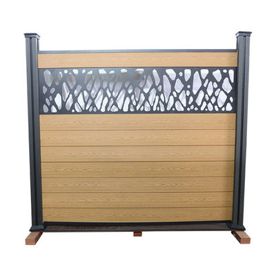Wpc compuesto plástico de madera cerca a Panels Waterproof Outdoor 180 * 25m m