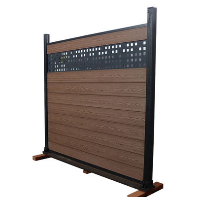 cerca Panels Embossed Co - tableros caseros al aire libre del 1.8m del x 1.8m Wpc de la protuberancia