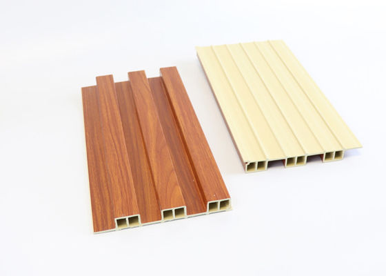 prenda impermeable compuesta estriada 160*24*2900m m de madera del panel de pared de Wpc para la decoración interior