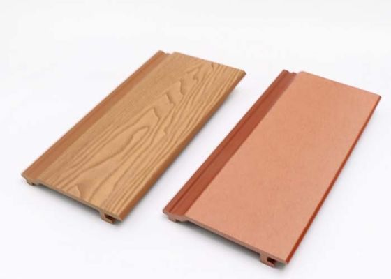 Al aire libre amistoso de lujo de Eco de la textura de Wpc de pared del revestimiento de madera del panel para la decoración de la yarda