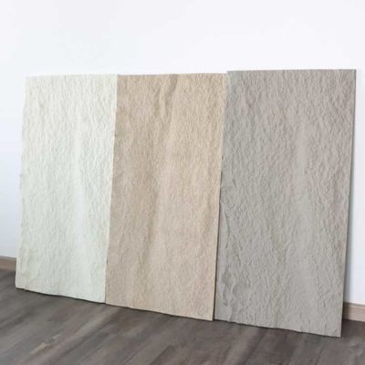 Seta del panel de pared de piedra de la PU del falso incombustible 3m m 1220 * 2440m m