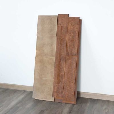 Falso fácil de la losa de la PU del panel grueso de la piedra instalar para la decoración 120 * los 60cm de la pared los 3cm
