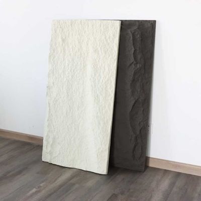 piedra decorativa de lujo de la simulación de la decoración del panel de pared de piedra de la seta de la PU de 120 * de los 60cm
