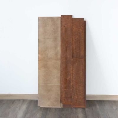 Falsa pared de piedra de lujo 1200 * 600m m decorativos del panel uno de la PU 100m m