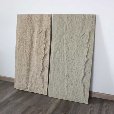 Imitación artificial 1200 * 600m m de la pared del panel de piedra del poliuretano ligero de la PU