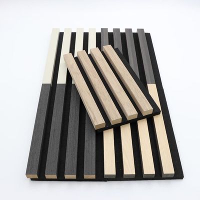 los paneles acústicos de 600*21m m juntan la fibra de bambú amistosa de Eco Akupanel de madera