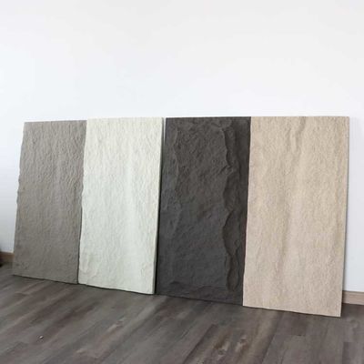 Pared de panel de piedra de PU ligera PU de poliuretano artificial Faux Stone