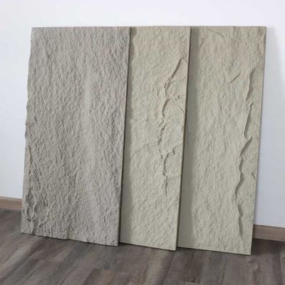 Pared de panel de piedra de PU ligera PU de poliuretano artificial Faux Stone