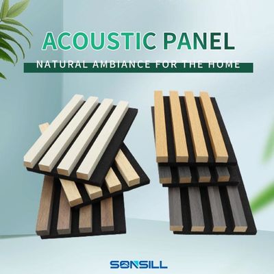 Panel acústico de fibra de poliéster personalizado ignífugo pintado insonorizado