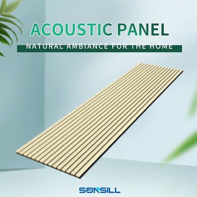 100% poliéster + MDF con insonorización de forma cuadrada de tablero acústico de chapa
