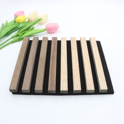 100% poliéster + MDF con insonorización de forma cuadrada de tablero acústico de chapa