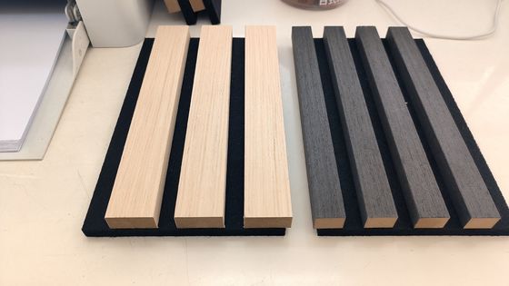Panel de tablero acústico de 12 mm de grosor Panel de pared de pizarra de madera para decoración del hogar