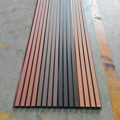 Panel de pared de papel laminado WPC Coextrusión exterior Revestimiento de pared compuesto de madera y plástico
