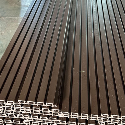 Revestimiento de pared de madera WPC para exteriores Decorativo 219 * 26mm