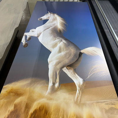 4*8 Ft UV PVC Hoja de mármol impermeable Estampado en caliente / 3D Impreso paneles interiores Tablas UV