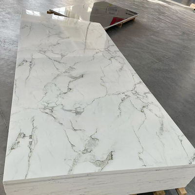 Hoja de mármol de PVC brillante/mat para decoración interior
