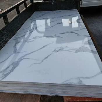 1220x2800mm Hoja de mármol de PVC para decoración interior