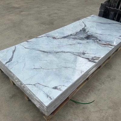 1220x2800mm Hoja de mármol de PVC para decoración interior
