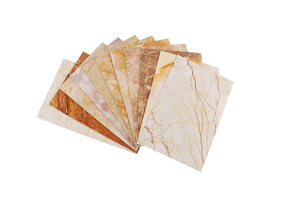 Aislamiento de calor ULTRAVIOLETA flexible fonoabsorbente de la hoja del mármol de la protección del PVC
