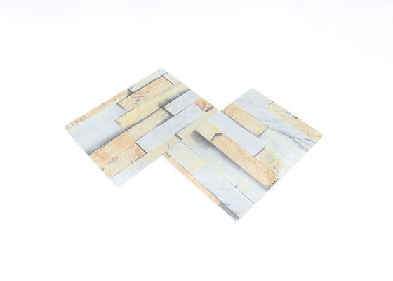 Hoja 3D del mármol del PVC de la decoración de las paredes interiores que imprime al tablero ULTRAVIOLETA