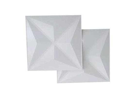 El panel de pared interior decorativo 3D del hogar de la prenda impermeable de la resina del PVC para las paredes