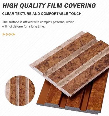 Revestimiento de madera de pared interior decorativo picosegundo hacer espuma el panel de pared plástico del picosegundo