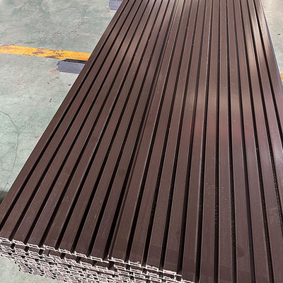 Panel de pared de papel laminado WPC Coextrusión exterior Revestimiento de pared compuesto de madera y plástico