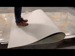 Hoja de mármol del PVC de la capa UV del panel del fondo de la pared de la decoración interior