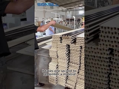 Video de producción de paneles de pared wpc para interiores