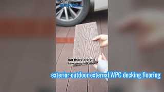 suelo exterior para terrazas de WPC para exteriores
