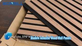 Modern Acoustic Wood Wall Panels Easy Home Upgrade